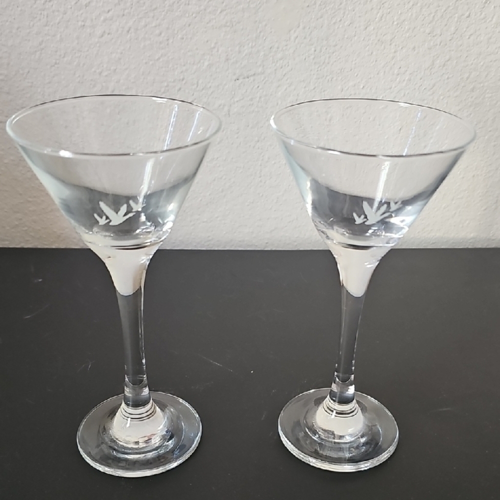 Grey Goose Glass Martini Set